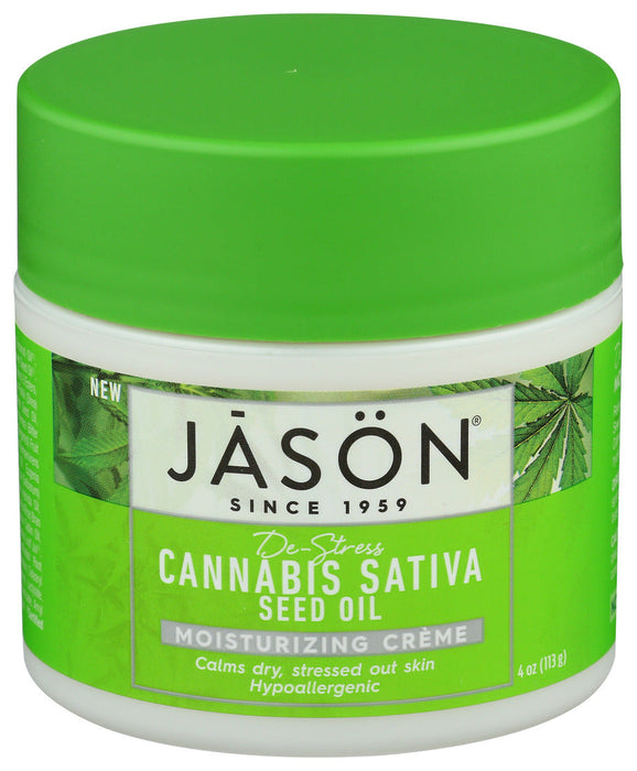 Jason Natural Products Moistrzng Cream Canbis Satv 4 Oz