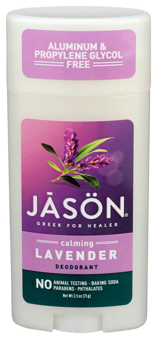 Jason Natural Products  Deodorant Stick Lavender  1 Each  2.5 Oz