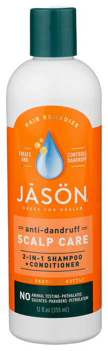 Jason Natural Shampoo And Conditioner Treatment Dandruff Relief  12 Oz