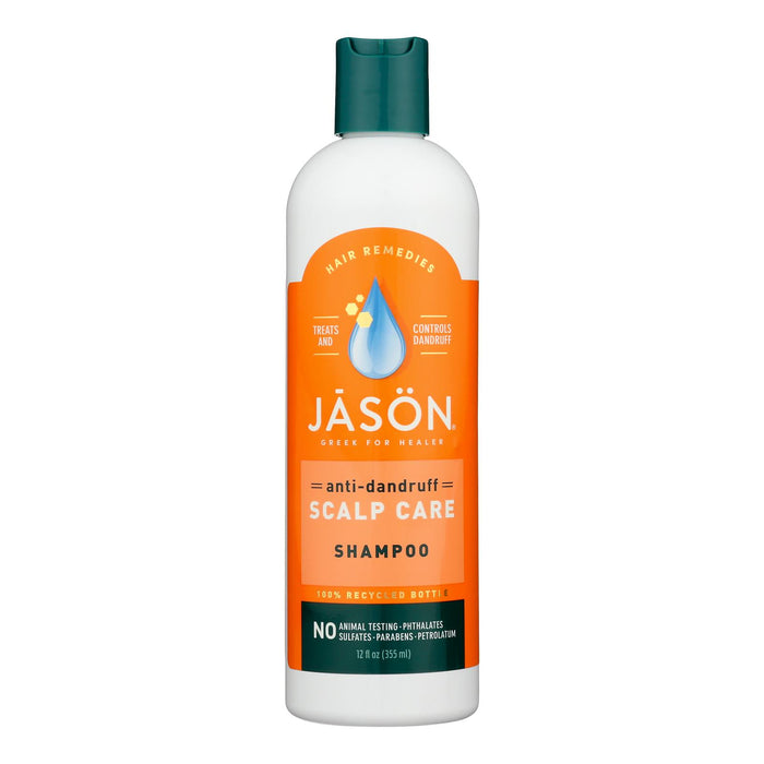 Jason Natural Products  Anti-Dandruff Scalp Care Shampoo  1 Each  12 Oz