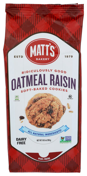 Matt`S Cookies  Oatmeal Raisin  10.5 Oz