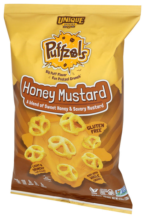 Unique  Puffzels Honey Mustard 4.8 Oz