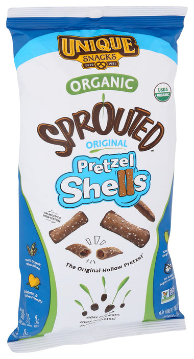 Unique Pretzels  Organic Sprouted Original Pretzel Shells  8 Oz