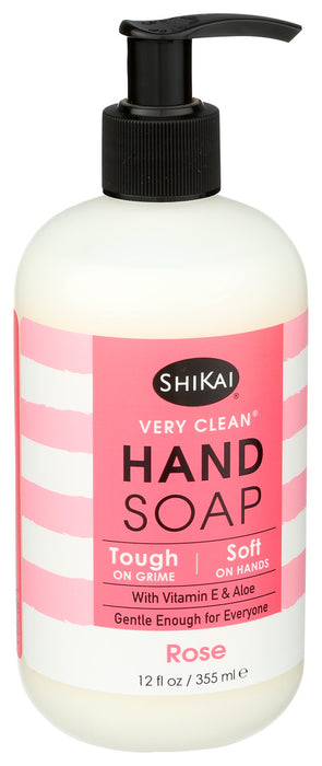 Shikai  Very Clean Hand Soap Rose  1 Each  12 Oz