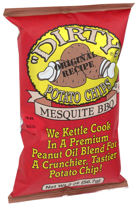 Dirty Potato Chips  Mesquite Bbq Potato Chips  2 Oz