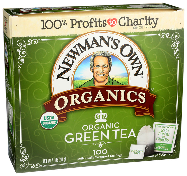 Newman'S Own  Organic Green Tea Bags   100 Ct