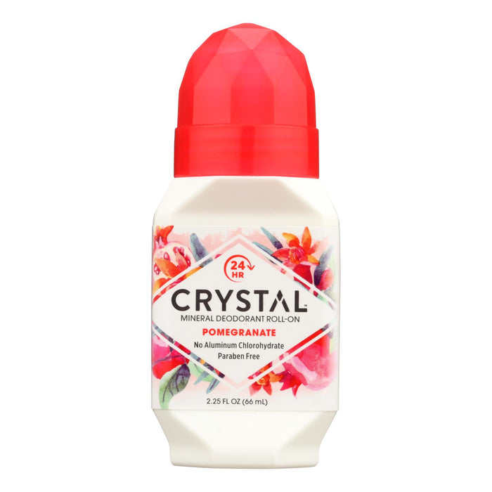 Crystal  Deodorant  Mineral Roll On  Pomegranate  1 Each  2.25 Oz