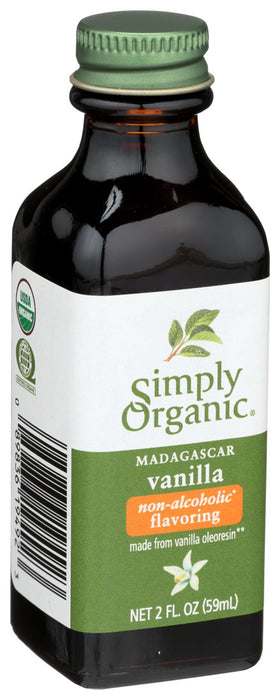 Simply Organic  Organic Vanilla Flavoring  4 Fl Oz