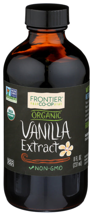 Frontier Nat Prod Co-Op  Organic Vanilla Extract  1 Each  8 Oz