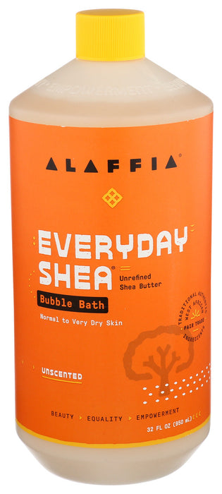 Everyday Alaffia Unrefined Shea Butter Bubble Bath Unscented 1 Each 32 Oz