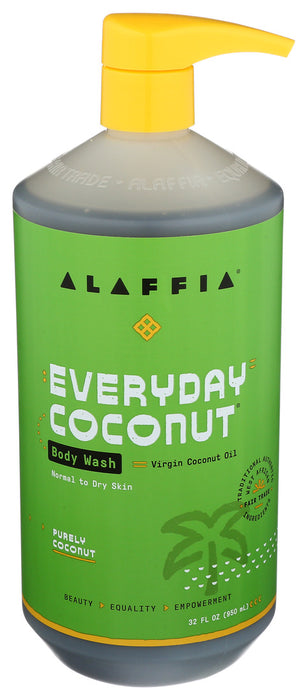 Everyday Alaffia Normal To Dry Body Wash Coconut And Coffee Berry 32 Fl