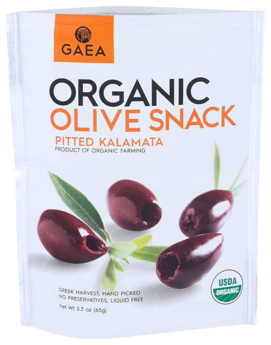 Gaea Pitted Black Olives Kalamata 2.3 oz