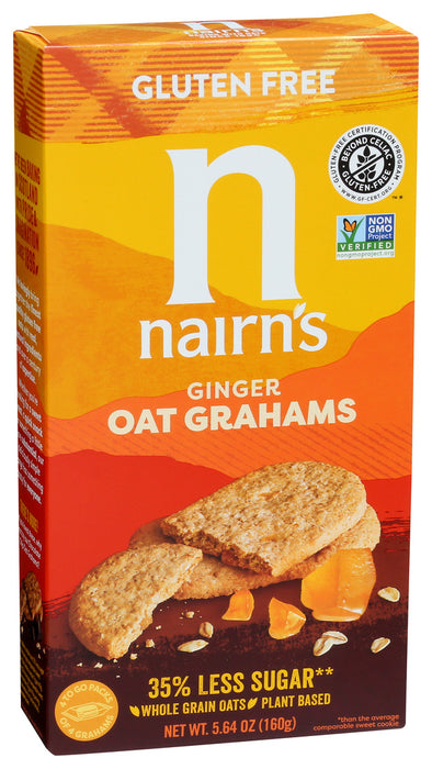 Nairn`S  Cookie Gluten Free Ginger Oat Graham  5.64 Oz