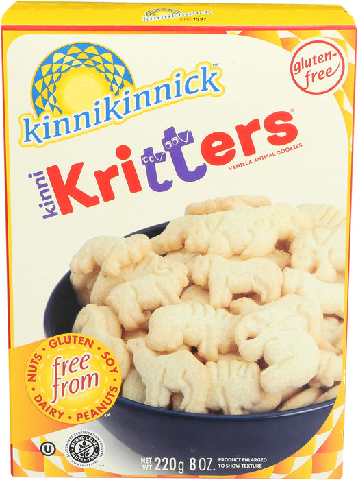 Kinnikinnick Foods  Gluten Free Kinnikritters Animal Cookies  8 Oz