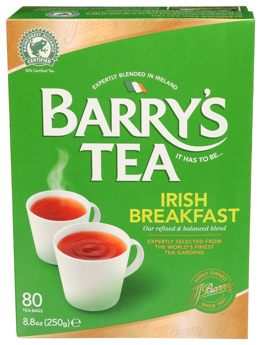 Barry`S Tea  Tea Bags Irish Breakfast Blend   80 Ct