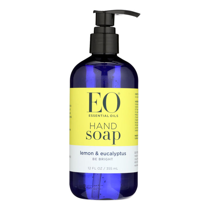 Eo Products  Liquid Hand Soap Lemon And Eucalyptus  1 Each  12 Oz