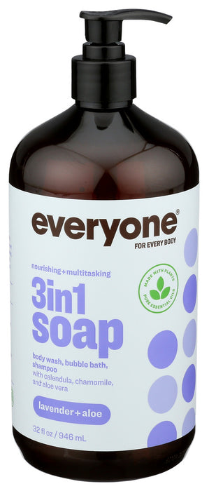 Everyone  Liquid Soap Lavender And Aloe  1 Each  32 Oz