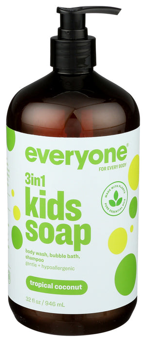 Everyone  Soap For Kids Tropical Coconut Twist  1 Each  32 Oz