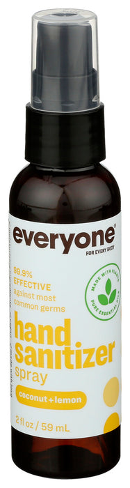 Everyone  Hand Sanitizer Spray Coconut Lemon Display  2 Oz