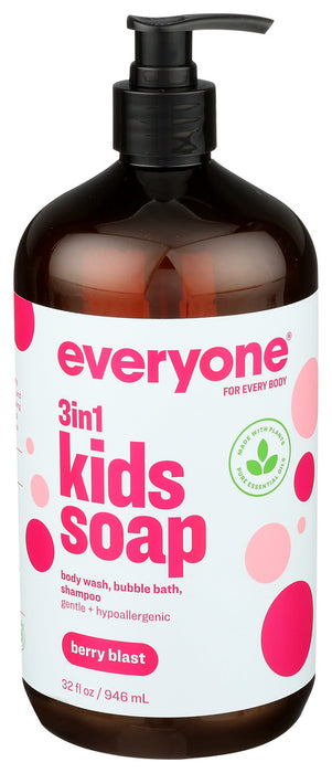 Everyone  Soap Kids 3 In 1 Berry Blast  1 Each  32 Oz