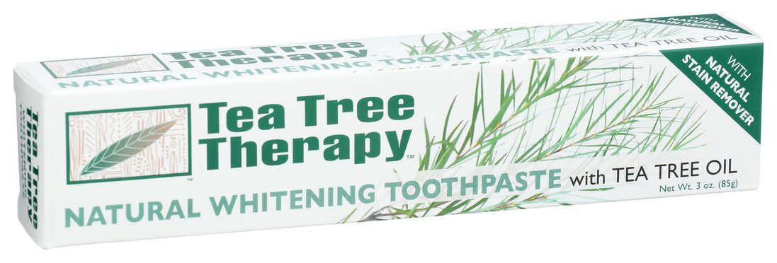 Tea Tree Therapy  Toothpaste Natural Whitening With Tea Tree Oil  1 Each  3 Oz