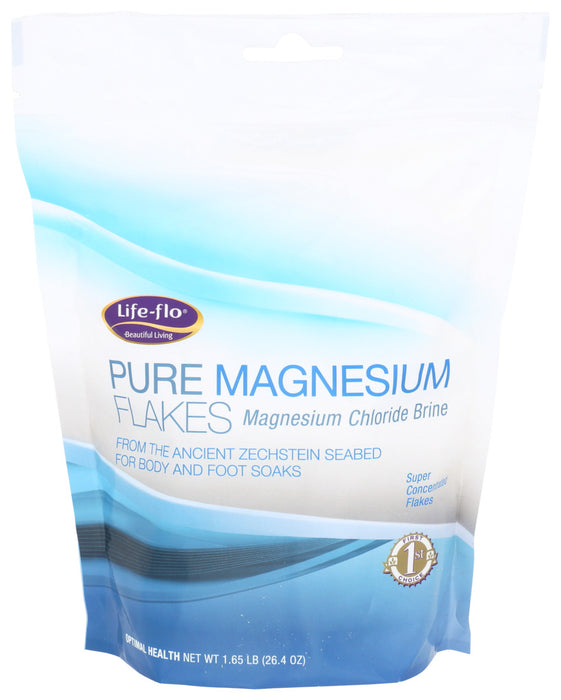 Life-Flo Health Products  Pure Magnesium Flakes  1 Each  1.65 Lb