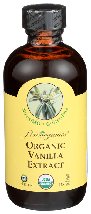 Flavorganics  Organic Vanilla Extract  1 Each  4 Oz