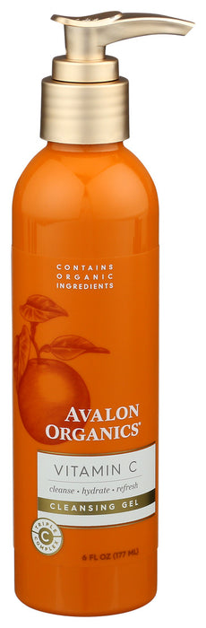 Avalon Organics Vitamin C Cleansing Gel 1 Each 6 Oz