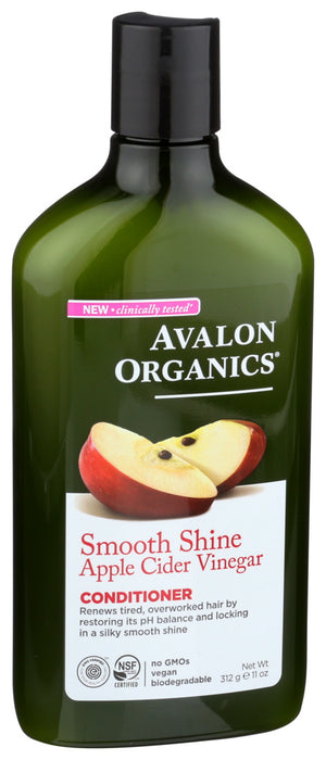 Avalon Organics  Conditioner Smooth Shine Apple Cider Vinegar  11 Fl Oz