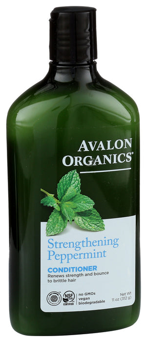 Avalon Organics  Strengthening Conditioner Peppermint  1 Each  11 Oz