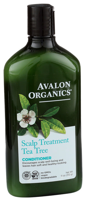 Avalon Organics  Scalp Treatment Tea Tree Conditioner  1 Each  11 Fl Oz.