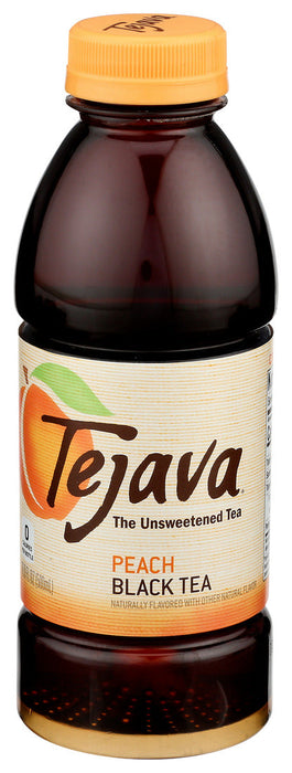 Tejava  Unsweetened Peach Black Tea  16.9 Fl Oz