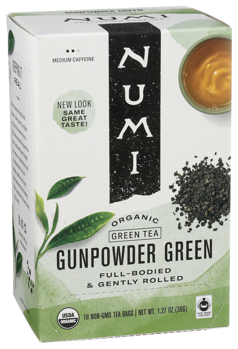 Numi Organic Gunpowder Green 18 Bag