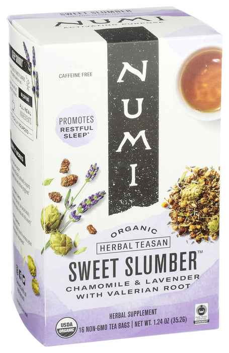 Numi Organic Sweet Slumber Herbal Tea 16 Bag