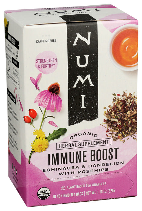 Numi Organic Tea Herbal Tea Immune Boost 16 Bag