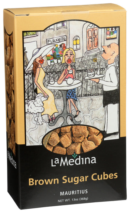 La Medina  Brown Cane Sugar Cubes  13 Oz