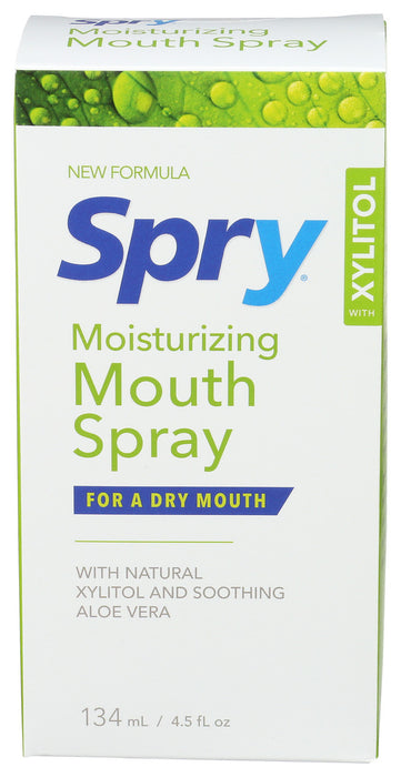 Spry  Xylitol Moisturizing Soothing Aloe Mouth Spray  1 Each  1 Ct