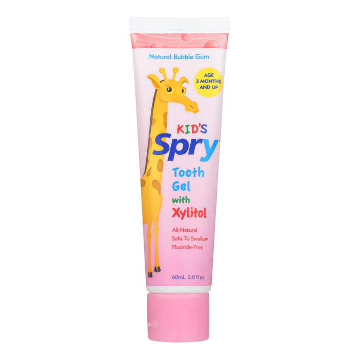 Spry  Kid'S Natural Bubble Gum Xylitol Tooth Gel  1 Each  2 Oz