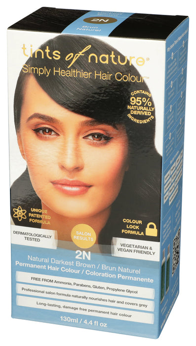 Tints Of Nature  2N Darkest Brown Hair Color  1 Each  4.4 Oz