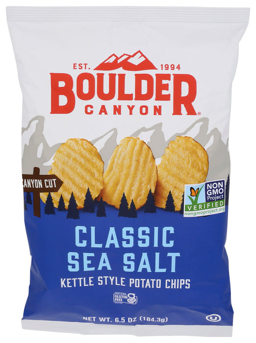 Boulder Canyon  Kettle Cooked Cut Potato Chips  6.5 Oz