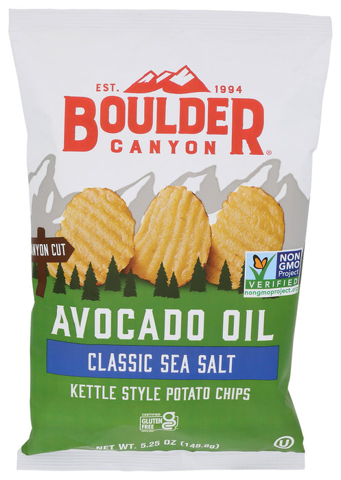 Boulder Canyon  Potato Chips Sea Salt  5.25 Oz