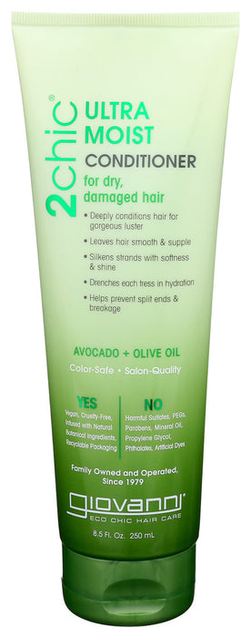 Giovanni  2Chic Ultra Moist Conditioner Avocado And Olive Oil  1 Each  8.5 Oz