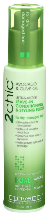 Giovanni  2Chic Avocado & Olive Oil Ultra Moist Leave-In Conditioner  1 Each  4 Oz