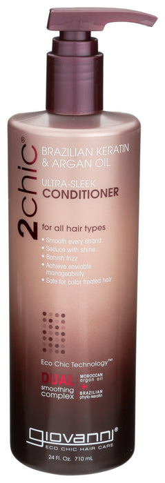 Giovanni  Conditioner 2Chic Keratin And Argan  1 Each  24 Oz