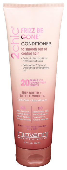 Giovanni  2Chic Frizz Be Gone Conditioner Shea Butter Almond  1 Each  8.5 Oz