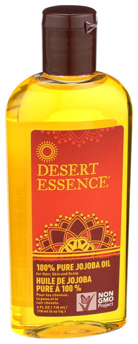 Desert Essence  100% Pure Jojoba Oil  1 Each  4 Fl Oz