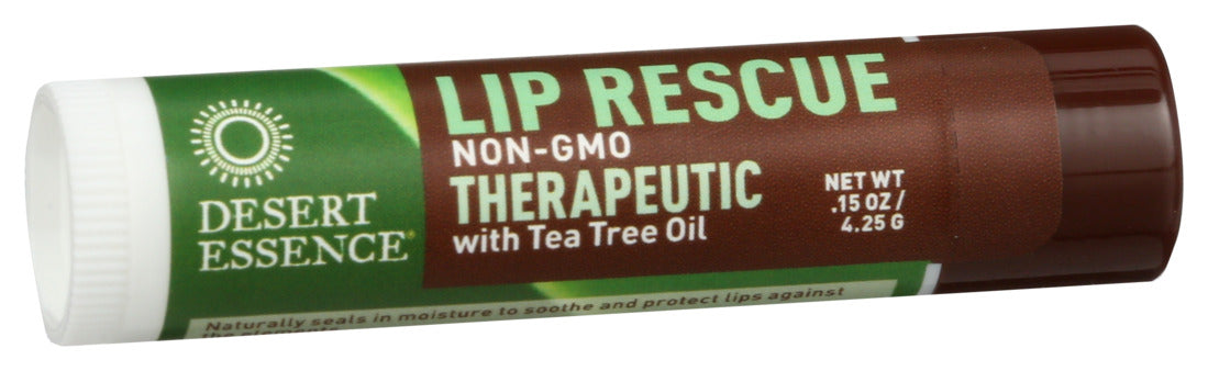 Desert Essence  Lip Rescue Therapeutic With Tea Tree Oil  .15 Oz