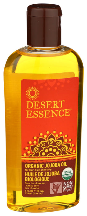 Desert Essence  Organic Jojoba Oil  1 Each  4 Fl Oz