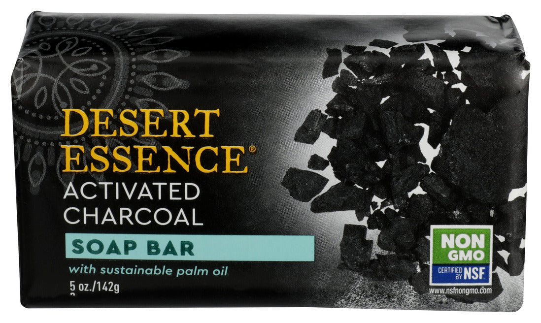 Desert Essence  Soap Bar Activated Charcoal  1 Each  5 Oz