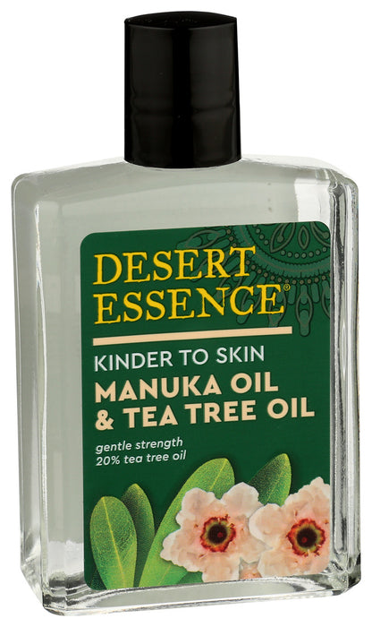 Desert Essence Kinder To Skin Manuka Oil And Tea Tree Oil 1 Each 4 Fl